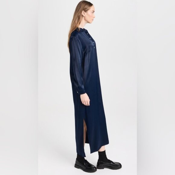 DONNI. Satiny Mandarin Dress - Picture 3 of 8